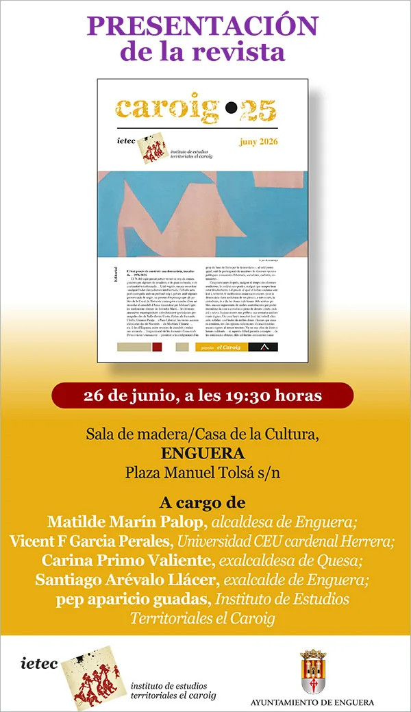 Presentació Caroig 25